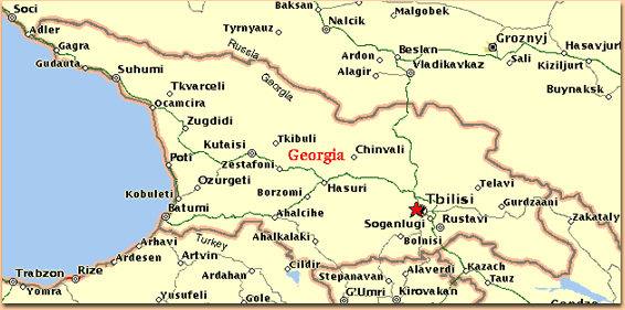 georgian  map